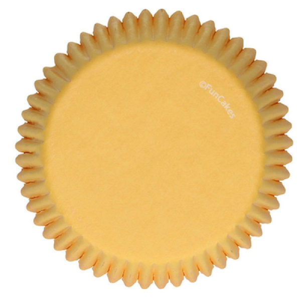 Cupcakes Backförmchen 48 Stück - Gelb - FunCakes